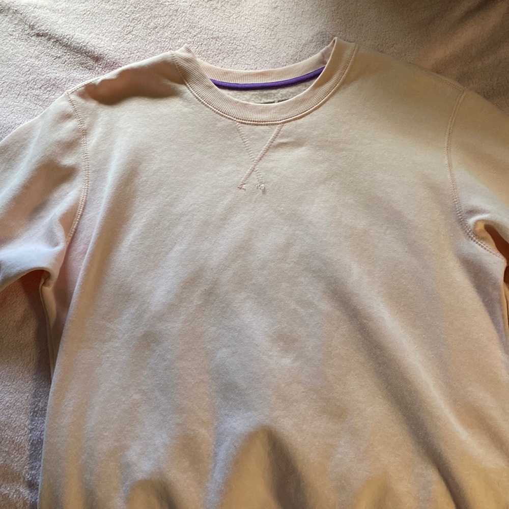 Starting point fleece, size large, color baby pink
